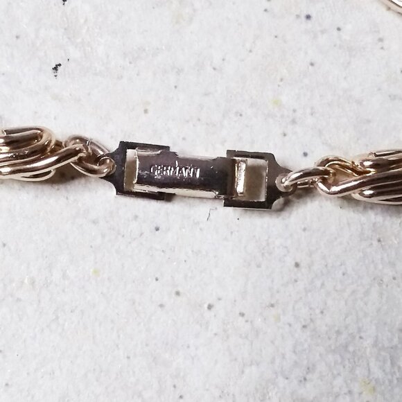 Turquoise Magnesite Fat Gold Chain Heart + Charm Bracelet ~Coastal Cowgirl Vibes - Picture 7 of 8